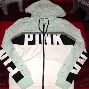 Victoria’s Secret PINK Bling Perfect Full Zip XS